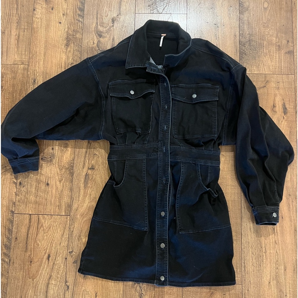 Free People Denim dress size M barely worn